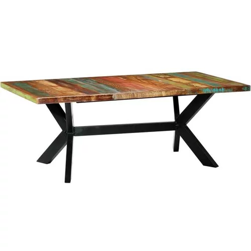  Jedilna miza 200x100x75 cm trpredelan les