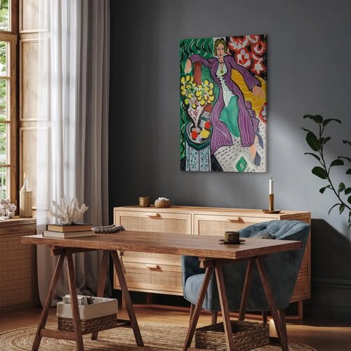 Slika - Henri Matisse &amp;ndash; Woman in a Purple Coat 20x30 Akustična Slike