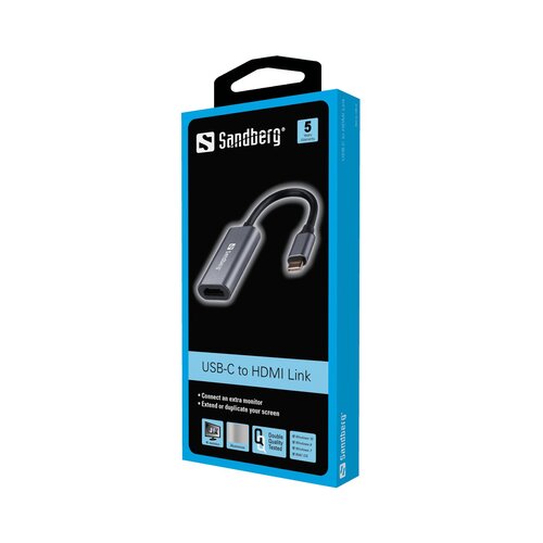  Sandberg USB-C to HDMI Link 4K/60 Hz 136-12 Slike