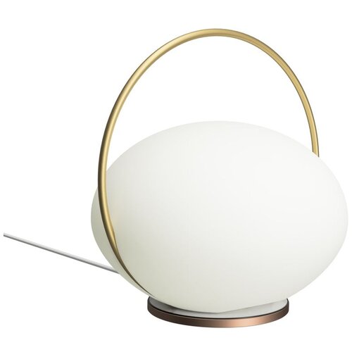 UMAGE Bijela/u zlatnoj boji LED stolna lampa (visina 19 cm) Orbit &amp;ndash; Slike