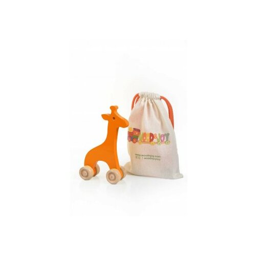 HANAH HOME drvena igračka giraffe orange Slike