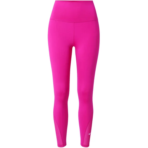 Nike Sportske hlače 'One' roza / bijela