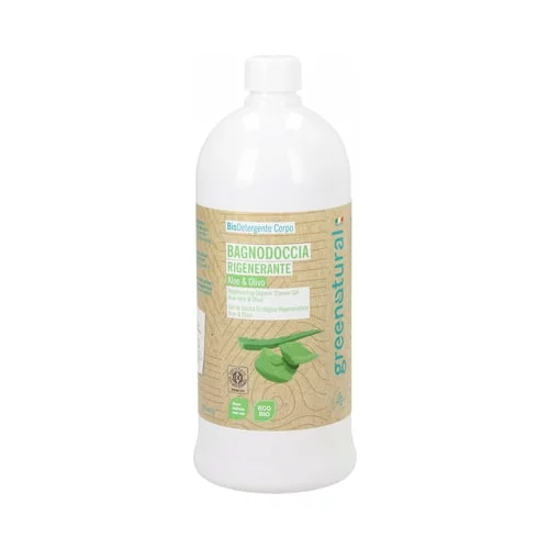 Greenatural gel za tuširanje - aloe vera i maslina - 1 l