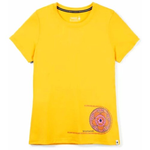 Smartwool Women's T-Shirt Merino Sport 150 Crankset Short Sleeve Mango Sorbet Slike