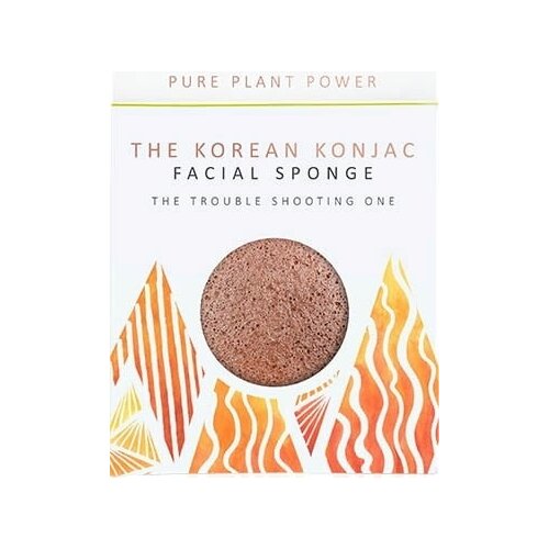 The Konjac Sponge Company the elements fire with purifying volcanic scoria full size facial sponge Cene
