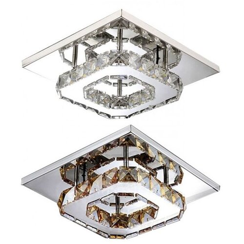 Toolight stropna svjetiljka kristalna kvadratna glamour stropna s 8W APP405-C APP406-C Cijene