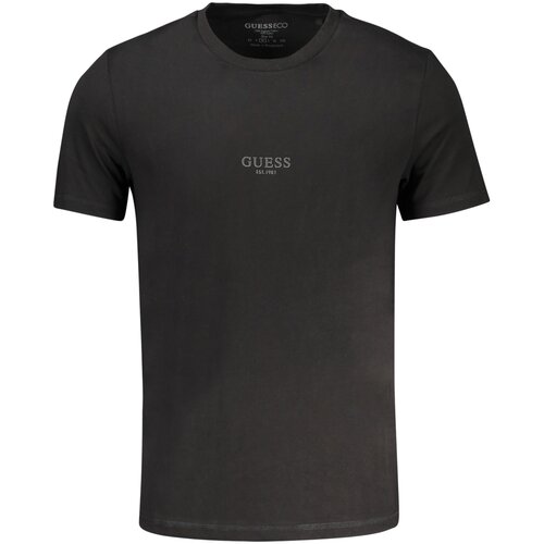 Guess Jeans SHORT SLEEVE T-SHIRT MEN BLACK Slike