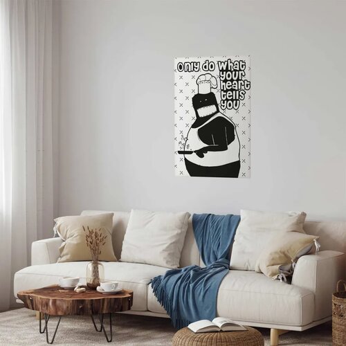  Plakat - Only Do What Your Heart Tells You 21x30 Bez okvira Slike