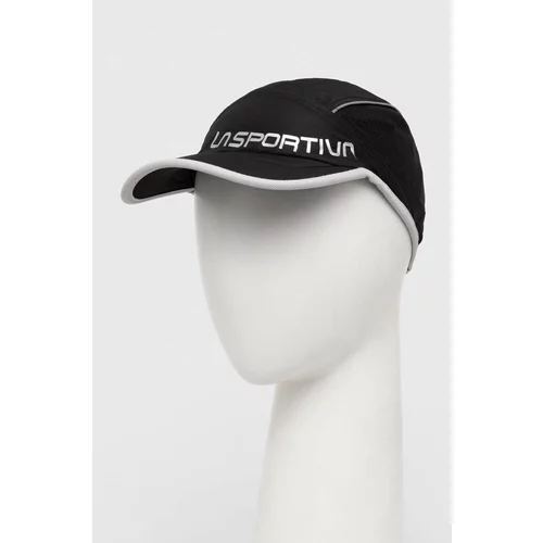 La Sportiva Kapa sa šiltom Shield boja: crna, s tiskom