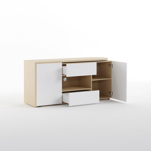 TemaHome Pisalna miza z mizno plo&amp;scaron;čo v hrastovem dekorju 48x159 cm Tango &amp;ndash; Slike