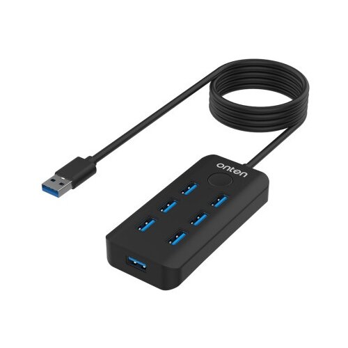  Hub usb 3.2 sa 7 portova gen 1 5g + lock screen dugme 50cm (otn-8120) onten ( HUB107 ) Cene