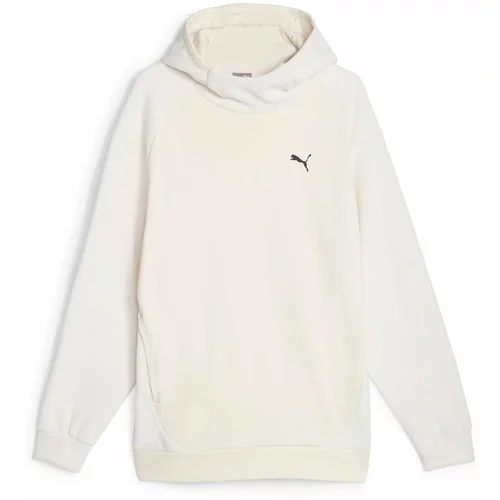 Puma Sportska sweater majica crna / prljavo bijela