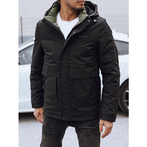 DStreet Men's winter jacket with hood black Cijene