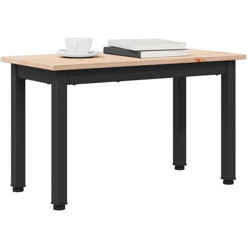  Stolić za kavu Prirodna 60 x 30 x 36 cm Čvrsto borovo drvo Slike