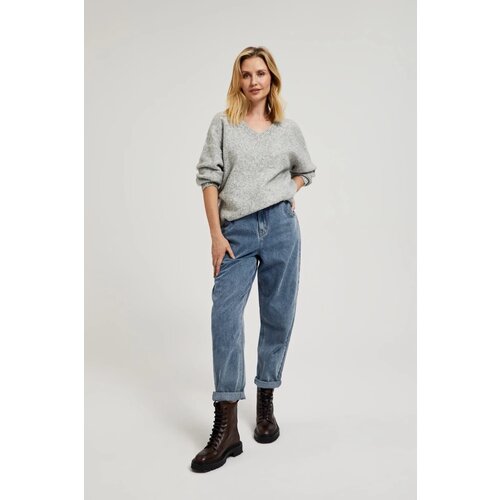 Marisse Women's Sweater Z-Sw-4534 L.Grey Mel Cene
