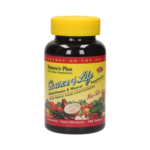 Nature&amp;#039;s Plus Source of Life &amp;ndash; Minitabs - 180 tabl. Slike