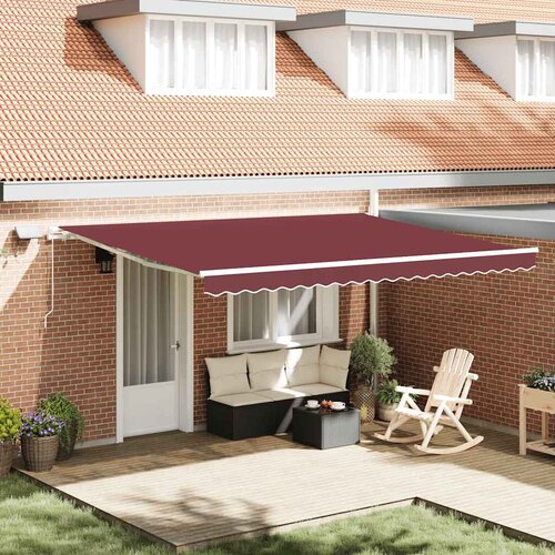 Tenda na ručno uvlačenje s LED bordo 450 x 300 cm Cijene