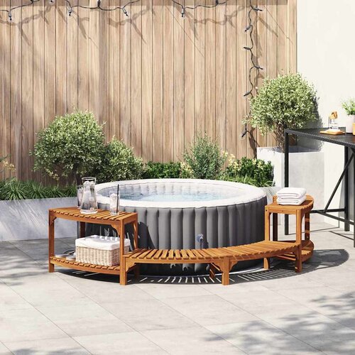 Okruženje za bubble bath polukružna Smeđa 252 x 112 x 55,5 cm Cijene