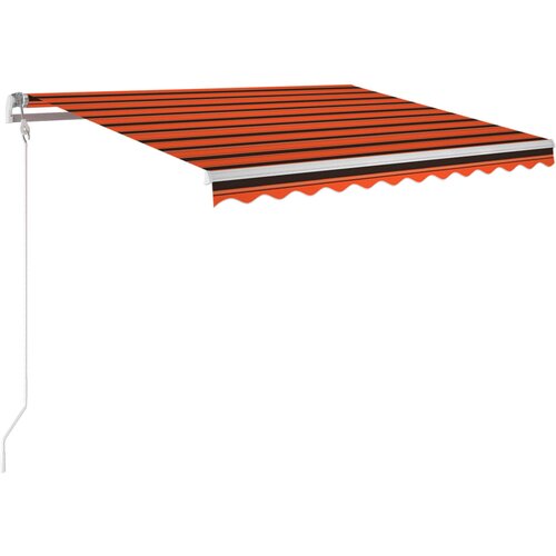 Maison Chic Avtomatska zložljiva tenda - Senčniki 300x250 cm oranžna in rjava, (22038877) Cene