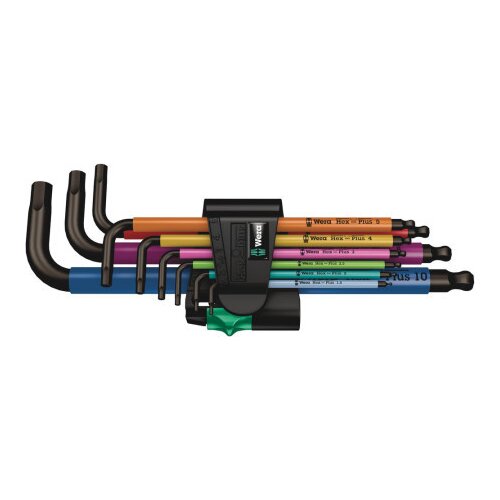 Wera 950/9 hex-plus multicolour 1 set imbus ključeva, metrički, blacklaser, 9 komada ( 022089 ) Cene