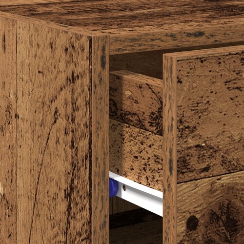  Kreveta s ladicama Staro drvo 50 x 42,5 x 93 cm Slike