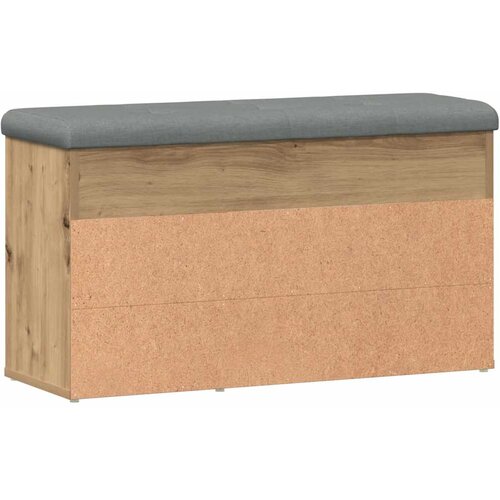  Klupa za cipele obrtnički hrast 82x32x45,5 cm izrađeno drvo Slike