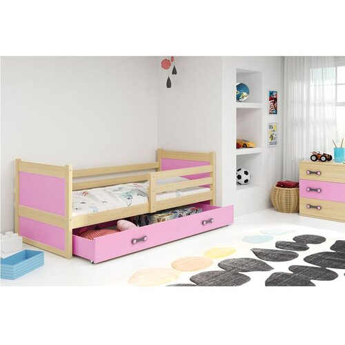  Krevet BMS Rico + ladica 190x80 cm, PINE roza Cene