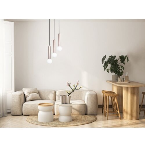  ITALUX PND-33574-3-CF - Luster na sajli FILANO 3xG9/5W/230V ružičasto zlato Slike