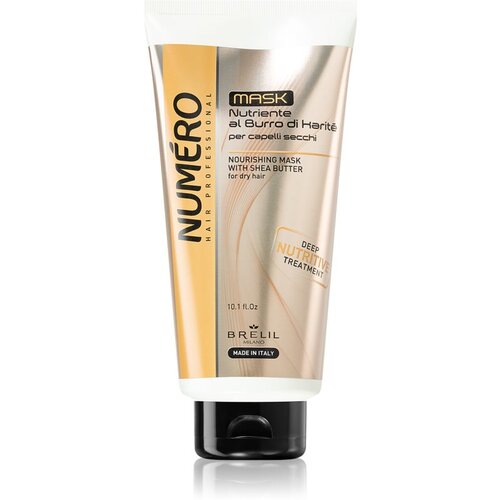 Brelil Num&amp;eacute;ro Nourishing hranilna maska z karitejevim maslom za suhe lase 300 ml Slike