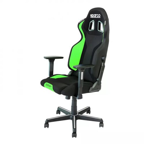 Sparco grip gaming/office chair black/fluo green Slike