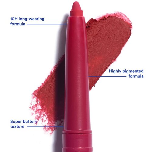 3INA The Automatic Lip Pencil črtalo za ustnice odtenek 250 - Wine red 0.35 g Slike