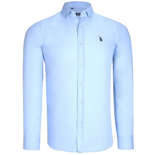 Dewberry G725 MEN&amp;#039;S SHIRT-STRAIGHT BLUE Slike