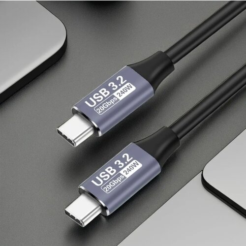 FastAsia Kabl USB 3.2 na USB 3.2 8K/60 Hz, 20Gbps, 240W 2m, crni Cene