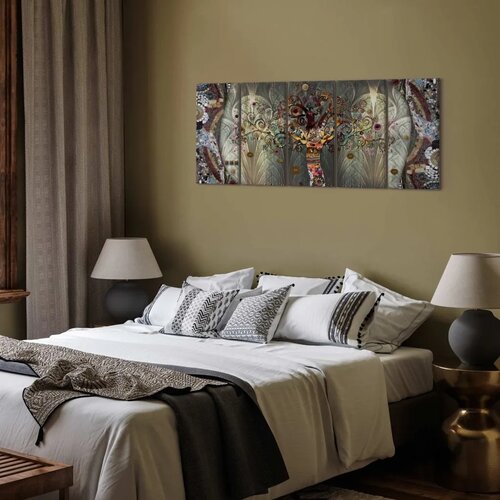  Slika - Tree of Life (5 Parts) Narrow 200x80 Na talijanskom platnu Slike