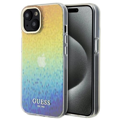 Guess OVITEK ZA IPHONE 14 15 13 IML VEČBARVNI DISKO OGLEDALO, (21833326) Cene
