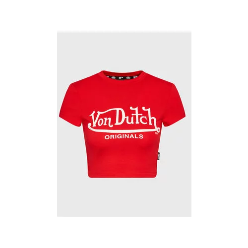Von Dutch Majica Arta 6230046 Rdeča Regular Fit