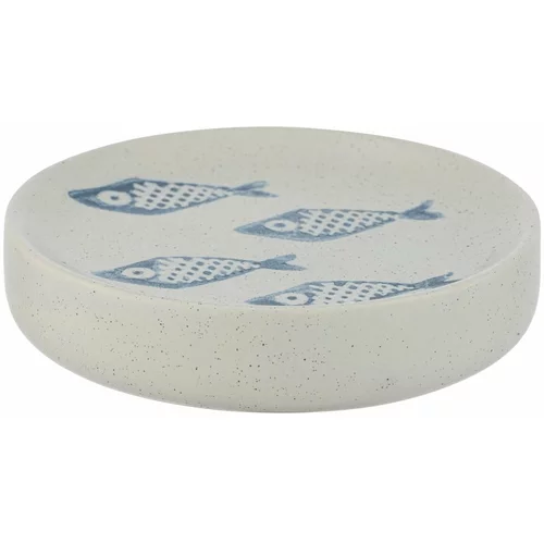 Wenko bijelo-plava keramička posuda za sapun aquamarin