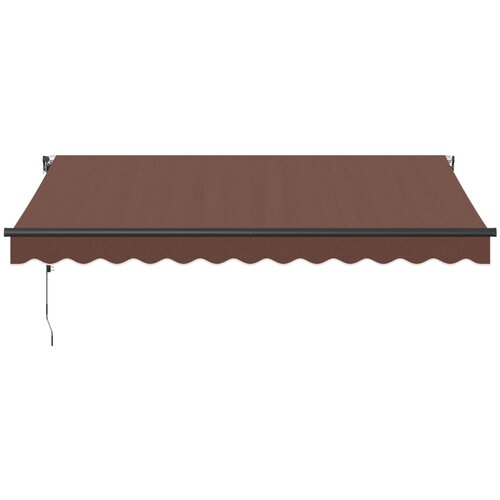 Tenda na automatsko uvlačenje smeđa 350 x 250 cm Slike
