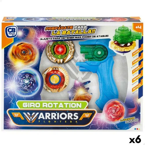  Set zvrkova Colorbaby Warriors Fighters (6 kom.)