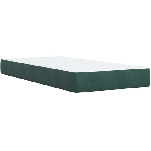  Krevet s od storage Tamnozelena 100 x 200 cm Bar&amp;scaron;un - Tamnozelena 100 x 200 cm Dizajn s rombovima Slike
