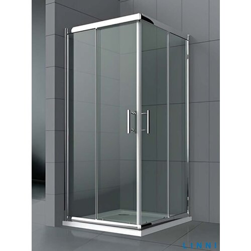 Linni Tu&scaron; kabina Ideal srebrni ram 80x80x195cm providno staklo 6mm Cene