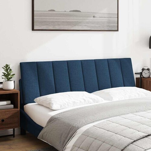 Maison Chic Posteljno vzglavje - Vzglavna omarica - Vzglavna stranica modra 160 cm blago, (21704159) Cene