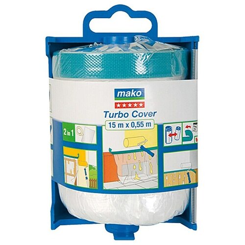 MAKO Pokrivna folija Turbo Cover Premium v dozirniku (Do x &Scaron;: 15 x 0,55 m, 8,25 m&sup2;) Cene