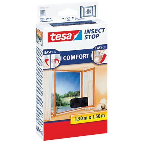 Tesa Mreža proti mrčesu Tesa Comfort (za okna, 1,3 x 1,5 m, črne barve) Cene