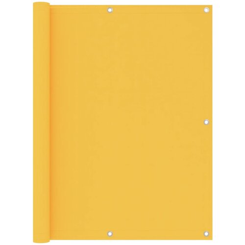 vidaXL Balkonsko platno rumeno 120x600 cm oksford blago, (20692791) Cene