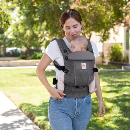 Ergobaby Adapt Soft Flex Mesh nosiljka, Graphite Grey Slike