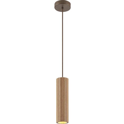 Brilliant visilica na sajli lakewood 1xGU10/10W/230V prečnik 10 cm braon Slike