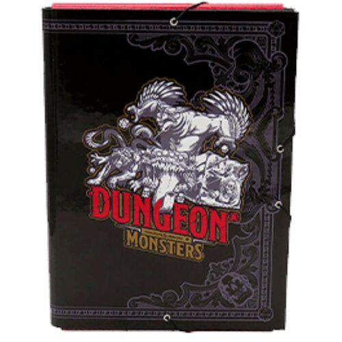 CYRUS Dragons and Dungeons- Flap Mapa, D&amp;amp;D, mapa z gumijastimi trakovi, datoteko, skrbnik datotek, vezivo, črno, uradni izdelek (blagovne znamke CYP), (20834785) Slike
