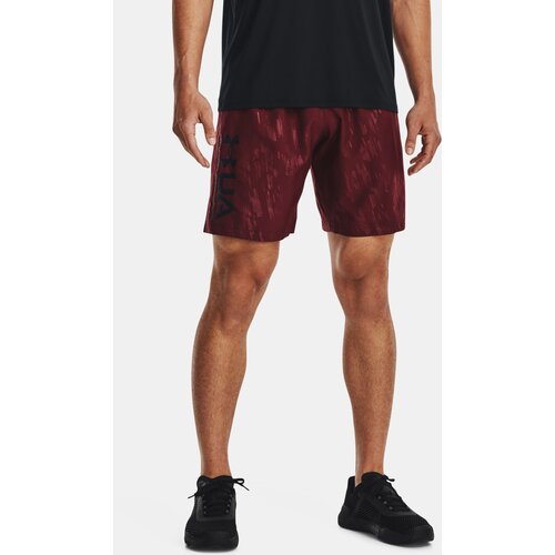 Under Armour Shorts UA Woven Emboss Shorts-RED - Mens Slike