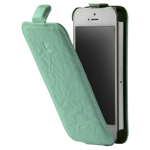 NOBRAND Torbica INDIGO Flip za iPhone 5 - turkizna Cene